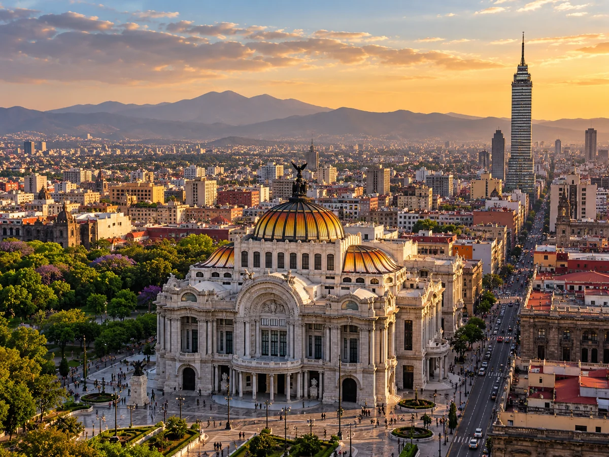 Cityscape of Mexico City