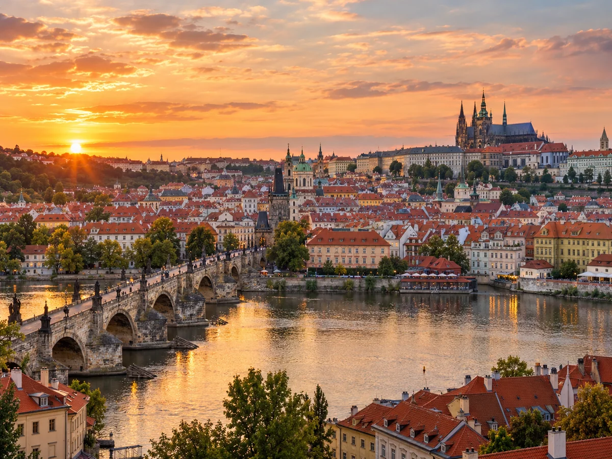 Cityscape of Prague